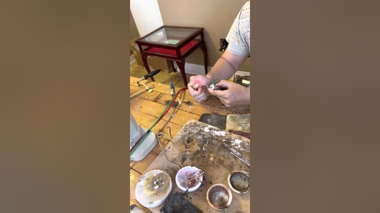 Maxwell The Jeweler on how to solder gold and silver jewelry. YouTube