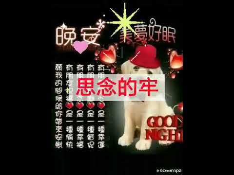 傍晚美好 晚上美梦成真 朋友………思念的牢