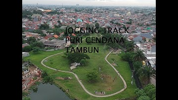 Jogging track Puricendana Tambun selatan Bekasi Indonesia