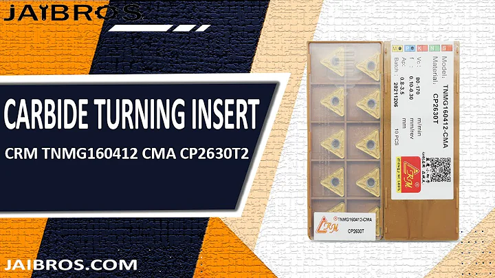 Cp2630t Carbide Inserts for Stainless Steel grade - Jaibros (CNC Machine Tools)