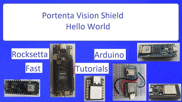 Portenta Vision Shield openMV Hello World