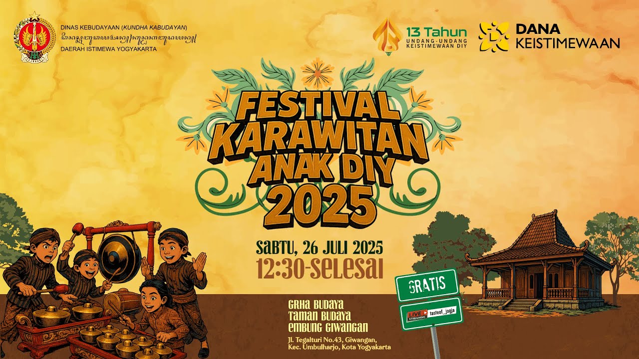 Festival Karawitan Anak DIY 2025