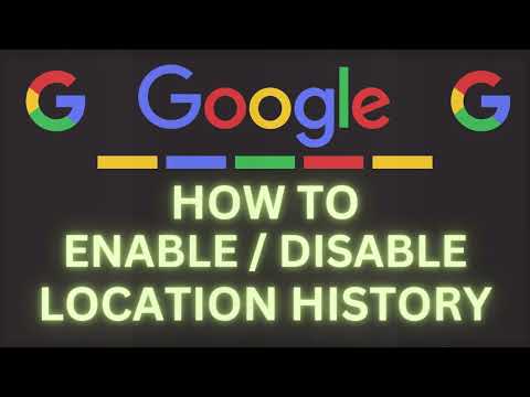 How To Enable Or Disable Location History In Google | PC Tutorial