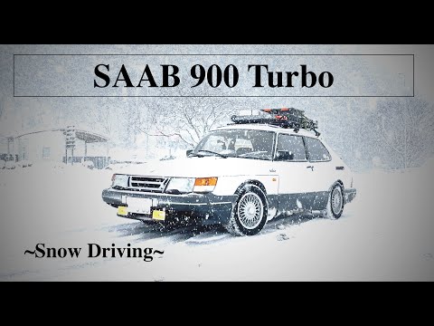 Snow Driving [SAAB 900 turbo]  -Drive My Car- Part 2〜 (HD 1080p)