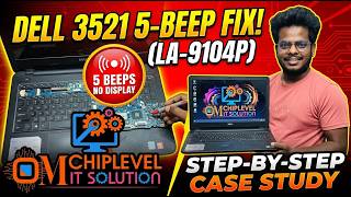 Dell Inspiron 3521 / 3537 No Display 5 Beeps Repair (RTC) Failure | LA-9104P LA-9981P Case Study