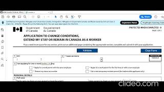 imm5710e Apply Post Graduation Work Permit in Canada How to fill Step by Step