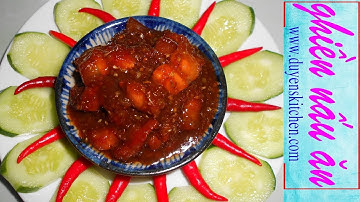 Thịt Ba Rọi Xào Mắm Ruốc Keo Đặc Thấm Cơm By Duyen