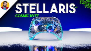 Cosmic Byte Stellaris Wireless Gamepad | Best All in one Transparent Gyro Game controller 2024 India