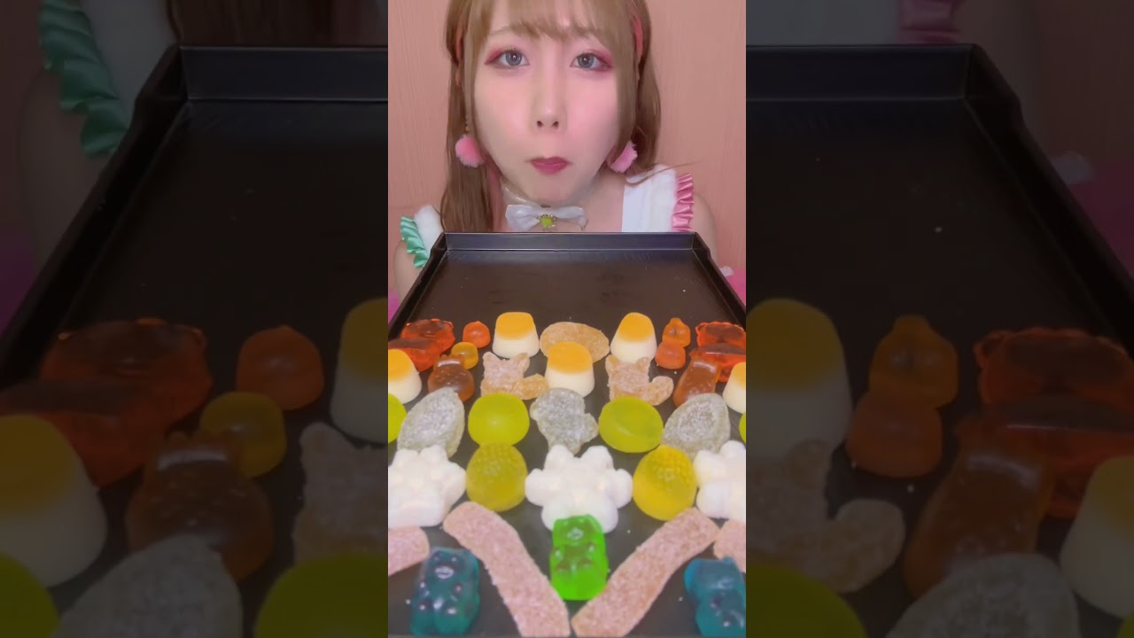 GUMiが食べるとこみてて😋 Watch me eat Gummies🍬 【9月3日はグミの日】#地下アイドル #グミ #咀嚼音 #asmr #gummy #gummies #asmrfood