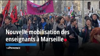 Nouvelle journée de mobilisation des enseignants à Marseille