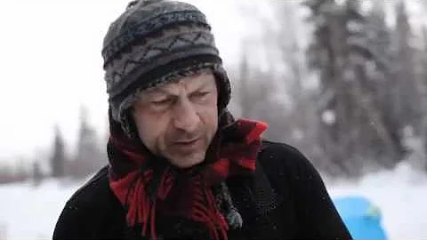 Musher Martin Buser in the checkpoint of Ophir dur...