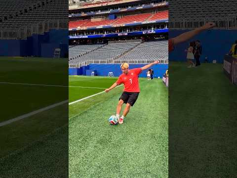 Can I Kick Harder Than RONALDO?🐐 #fifaworldcup #ad