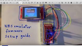 ESP32 NES emulator firmware setup guide
