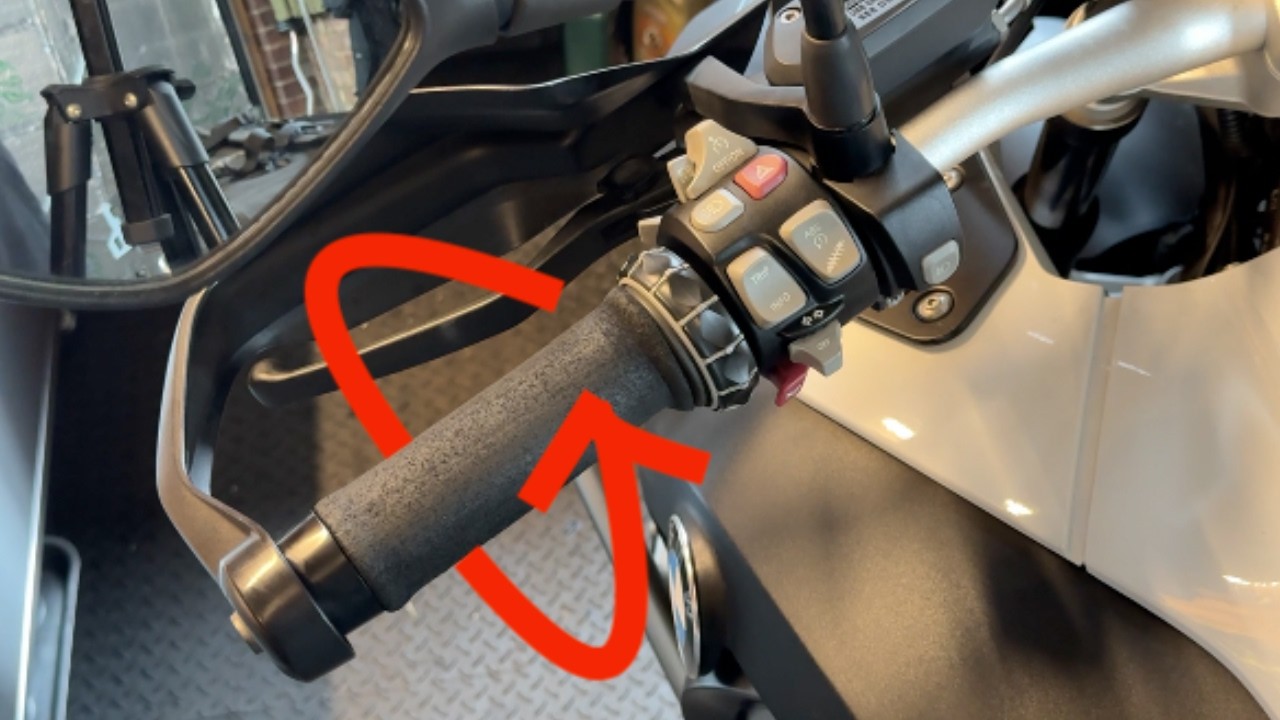 Loose left hand grip on your BMW? Here is the fix.