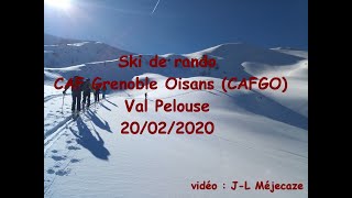 20200220 ski rando CAF Val Pelouse