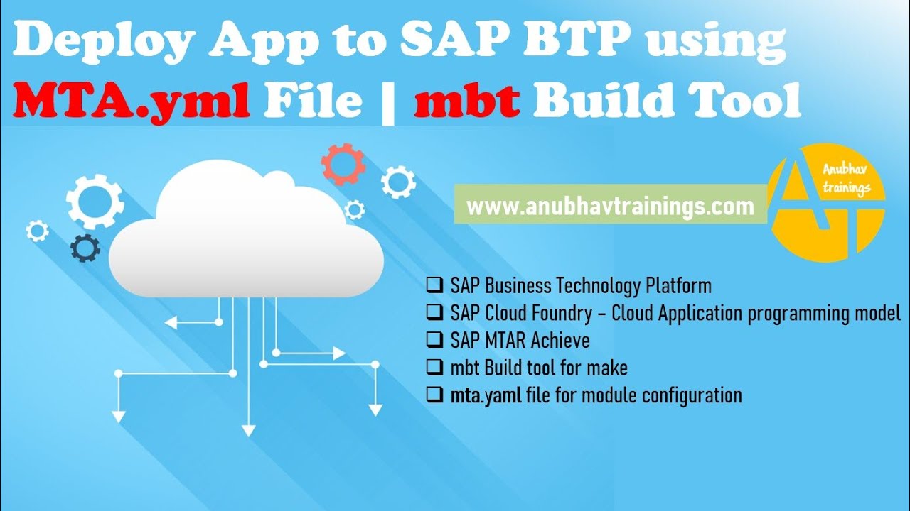 Download How to deploy CAPM Apps to SAP BTP Cloud Foundry | Business Application Studio Deploy to BTP | MTA
