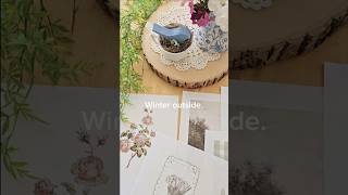 Watch me make a spring mantel garden using Etsy printables