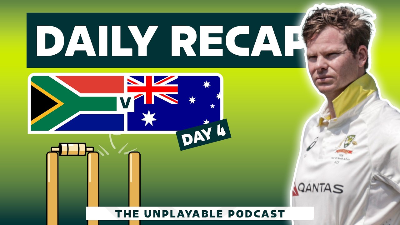 Durban Day 4: Smith sits out as Aussies tighten grip | Unplayable Podcast