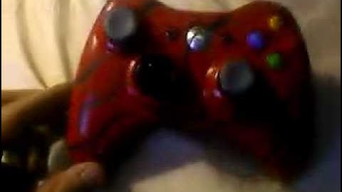 Custom Red Tiger Xbox 360 Controller-Cody