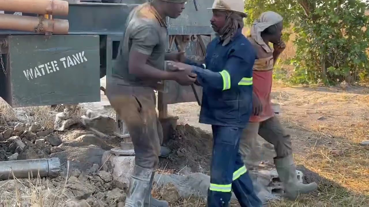 How you can drilling water in dry areas in Zambia