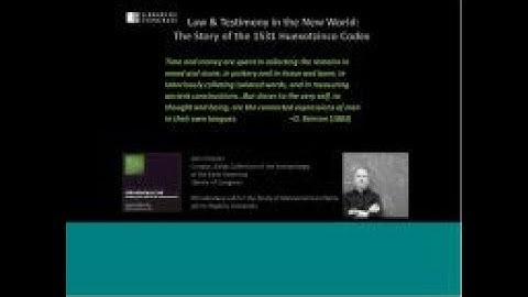 Huexotzinco Codex (webinar)