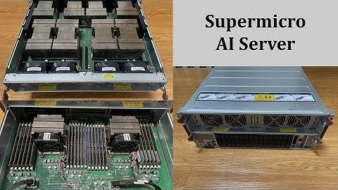 Supermicro AI Compute Server, 8x Nvidia Tesla V100, 768GB DDR4, 2x Intel Xeon E5-2699V4, 4028GR-TVRT