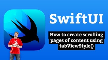 How to create scrolling pages of content using tabViewStyle() – SwiftUI