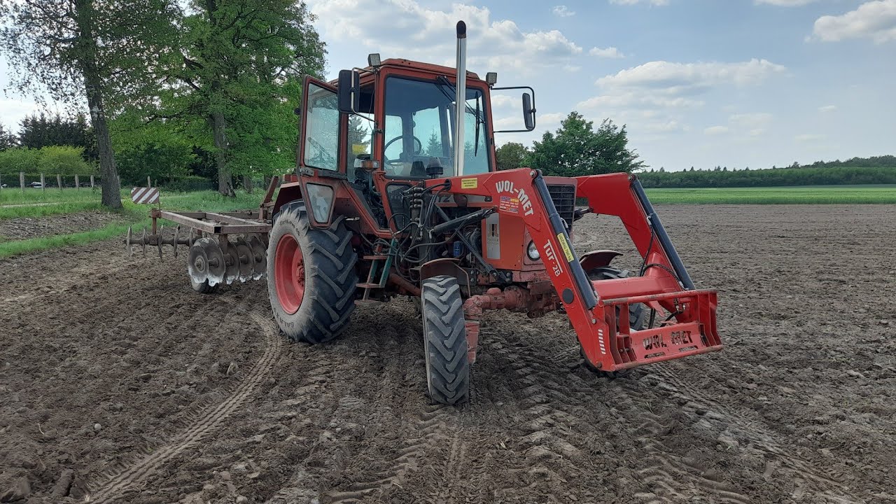 Uprawa i siew proso po zniszczonej kukurydzy 2X MTZ