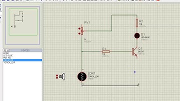 How to make a night switch in proteus ISIS software 2018 tutorial