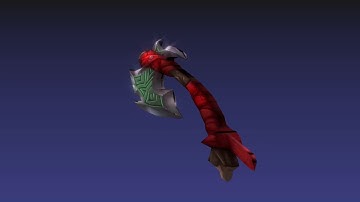 Axe Low Poly Model with Epic Music!!!