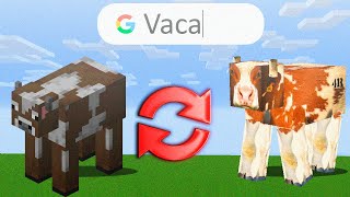 Recreé las Texturas de los Mobs de Minecraft con Imágenes de Google