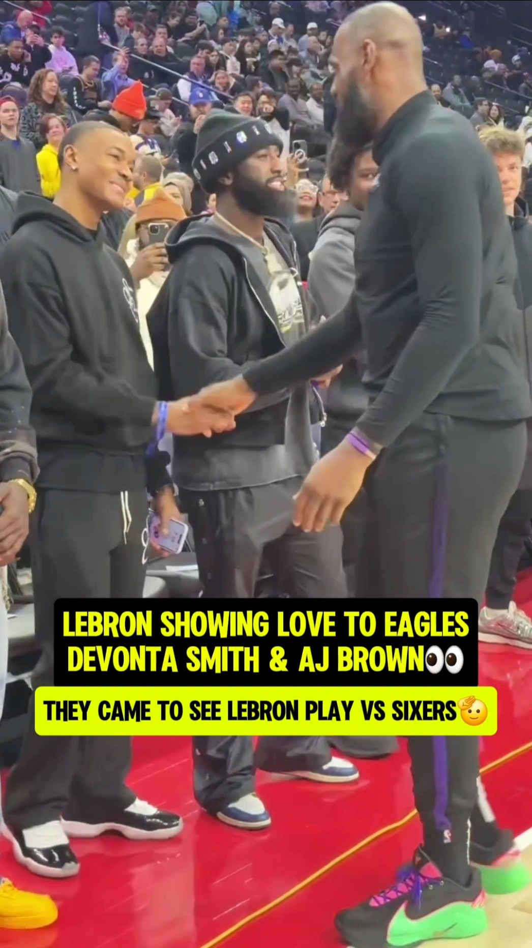 Eagles came to see LeBron?
