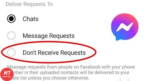 How To Stop Receiving Message Request On Facebook Messenger 202 | How To Message Request Off