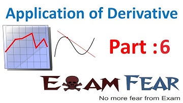 Maths Application of Derivatives part 6 (Example Rate of Change quantity) CBSE Mathematics XII 12
