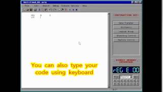 8085 simulator - developed in TurboC