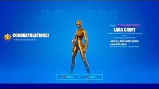 HOW TO UNLOCK GOLD ANNIVERSARY LARA CROFT