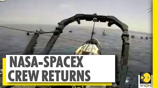 NASA Astronauts return to Earth | Dragon capsule splashes down in Gulf of Mexico | World News