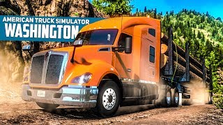 ATS: WASHINGTON #1: Im Truck durchs Forstgebiet von Washington! | AMERICAN TRUCK SIMULATOR