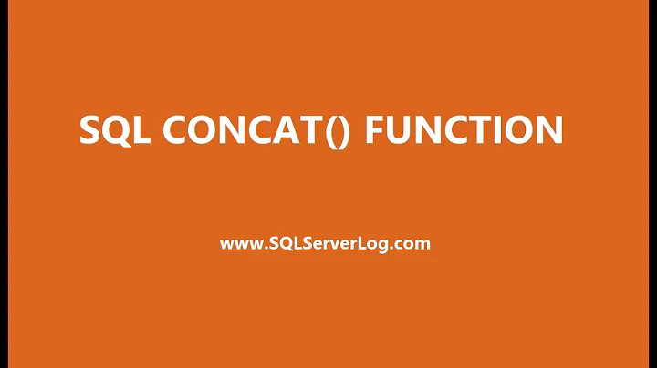 SQL CONCAT() Function