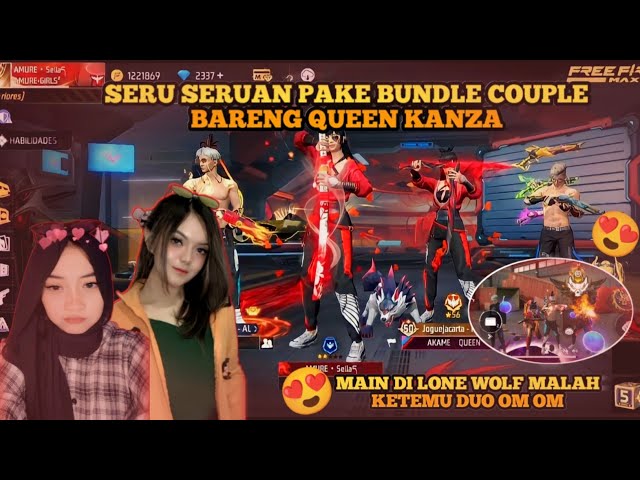 SERU SERUAN PAKE BUNDLE COUPLE BARENG QUEN KANZA DI MAP LONE WOLF EH KETEMU OMOM!!😱 class=