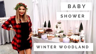 OUR BABY BOY'S SHOWER- WINTER WOODLAND THEME