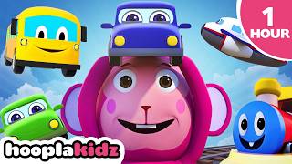 vehicles song sing along kids songs hooplakidz