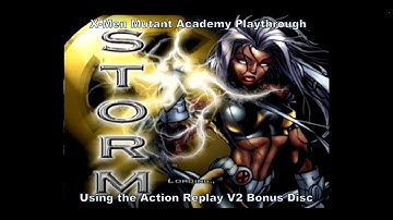 X-Men Mutant Academy 1 Storm Playthrough using the Action Replay V2 Ps2 Bonus Disc for Ps1 :D #Ps1