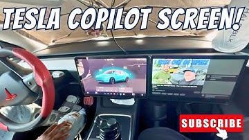 FBINSE 15.6" Tesla Model Y / 3 Co Pilot Screen Upgrade! #tesla  #teslamodely #teslamodel3
