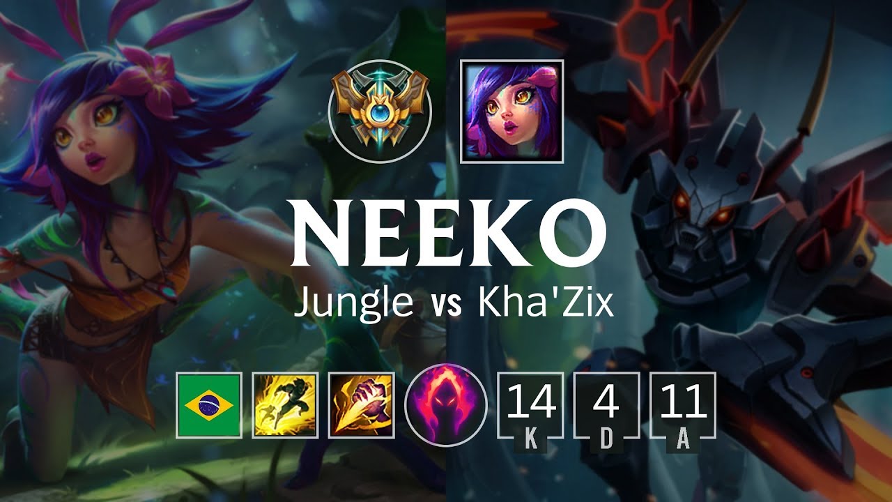 Neeko Jungle vs Kha'Zix - BR Master Patch 8.24
