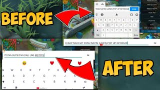 How to make half screen keyboard  like  iphone while  playing Mobile legend (Oppo,vivo,all android) screenshot 3