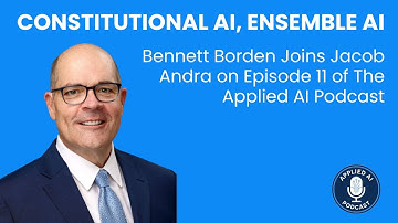 Constitutional AI & Ensemble AI: Talbot West CEO Jacob Andra Interviews Bennett Borden of Clarion AI