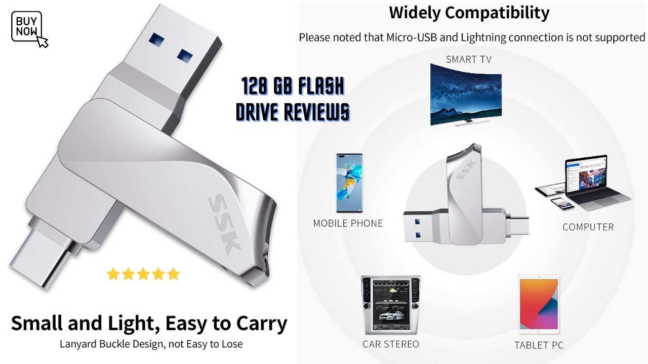 SSK 64GB USB C Flash Drive Dual Drive 2 in 1 OTG USB A 3.2 + Type C Memory  Stick Thumb Drive, Thunderbolt Pendrive up to 150MB/s Transfer Speed Photo