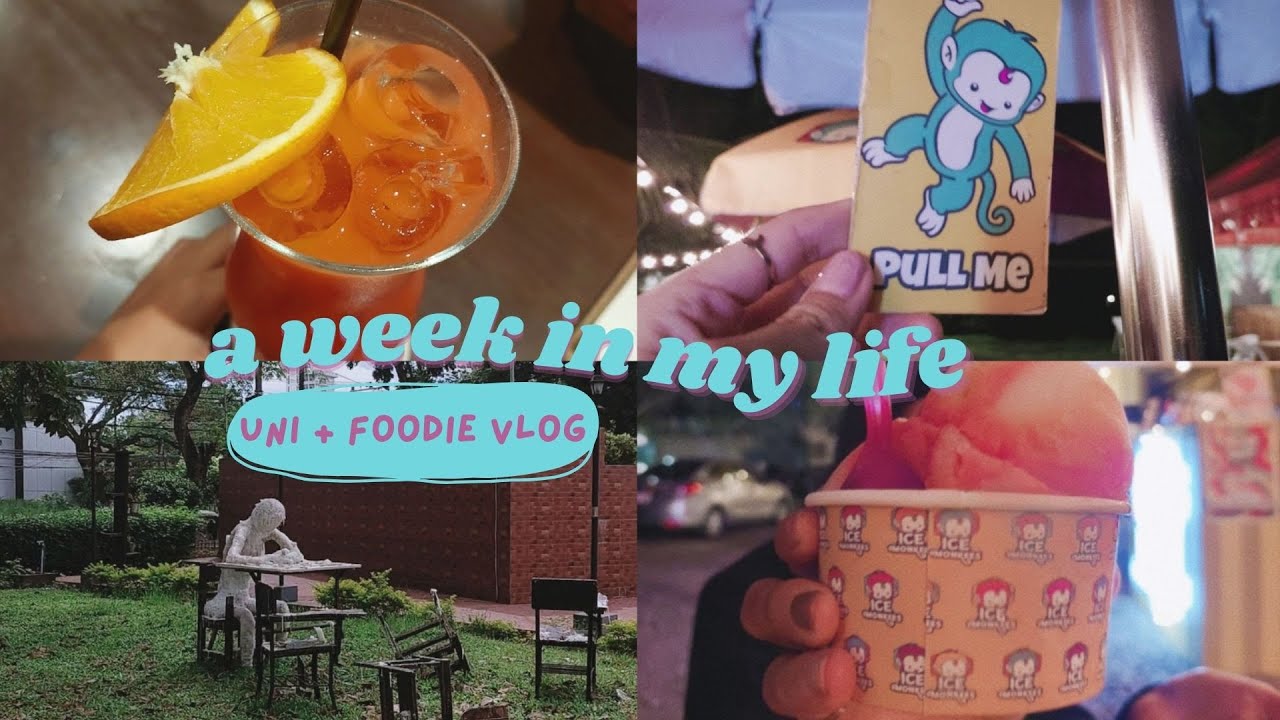[uni + foodie vlog] Week 3/16: Murals, Yogurt Chats, Ice Monkees, Meeting old & new friends, Starbz