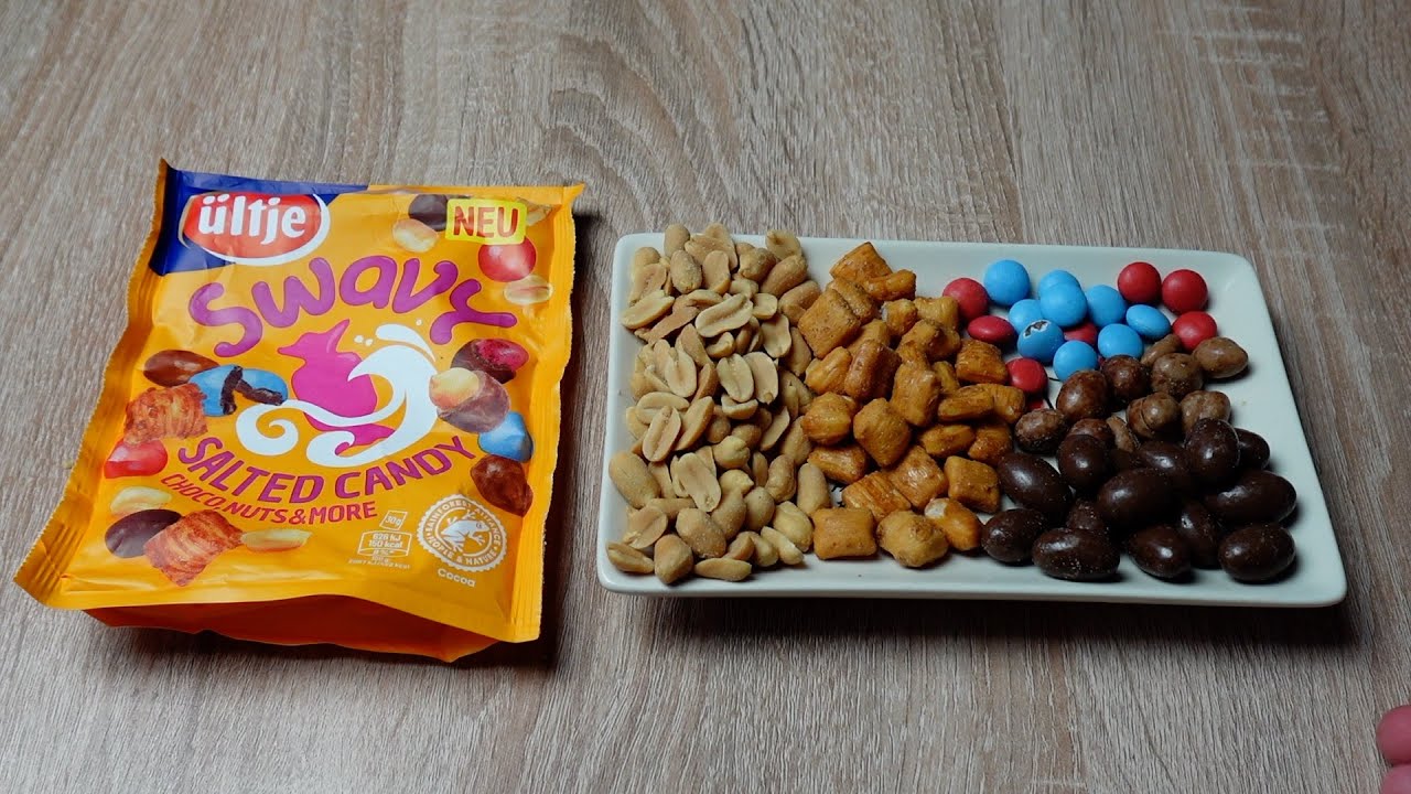 Swavy Germany ültje Swavy Salted Candy 🥜 Welche Sorten sind in der Snackmischung ...